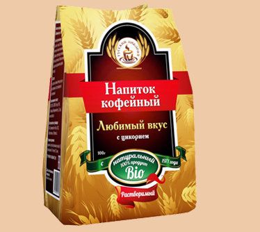 Изображение товара Напиток кофейный любимый вкус растворимый с цикорием 100гр Напиток кофейный любимый вкус растворимый с цикорием 100гр фотография