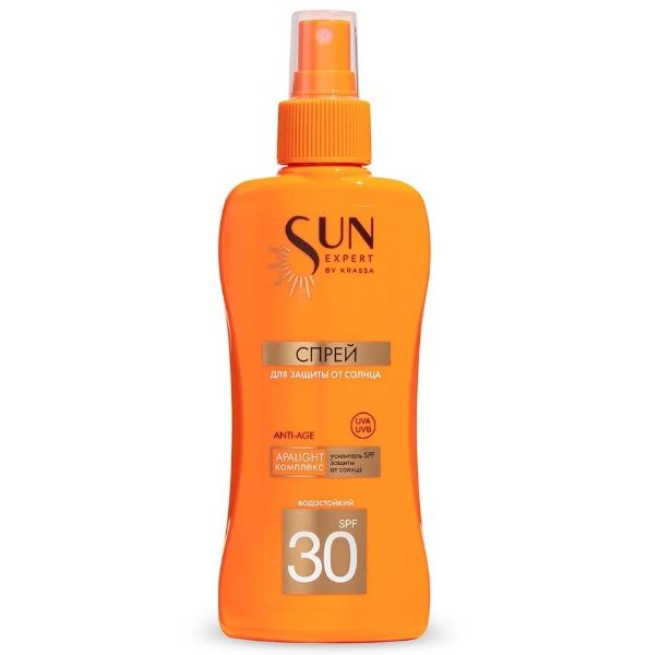 Изображение товара Спрей для защиты от солнца Sun Expert SPF-30 Krassa 180мл Спрей для защиты от солнца Sun Expert SPF-30 Krassa 180мл фотография