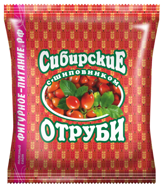 Изображение товара Отруби пшеничные сибирские шиповник 200гр Отруби пшеничные сибирские шиповник 200гр фотография