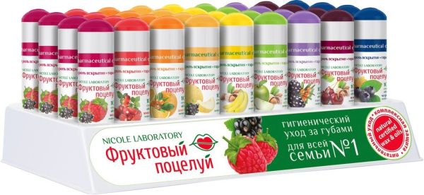 Изображение товара Помада Фруктовый поцелуй Микс 36 шт Помада Фруктовый поцелуй Микс 36 шт фотография