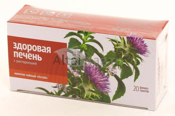 Изображение товара Напиток чайный «Здоровая печень. С расторопшей» Напиток чайный «Здоровая печень. С расторопшей» фотография